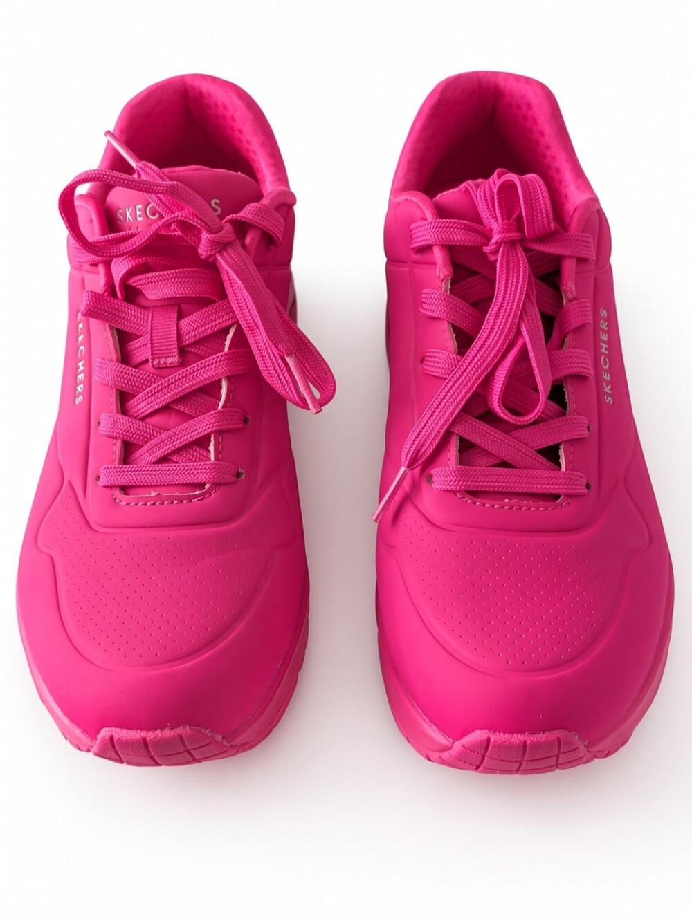Skechers Street Uno Night Shades Neon Hot Pink Size 8 Wide